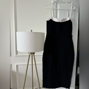 NWT Express Body Contour Tipped Ribbed Midi Sweater Dress.